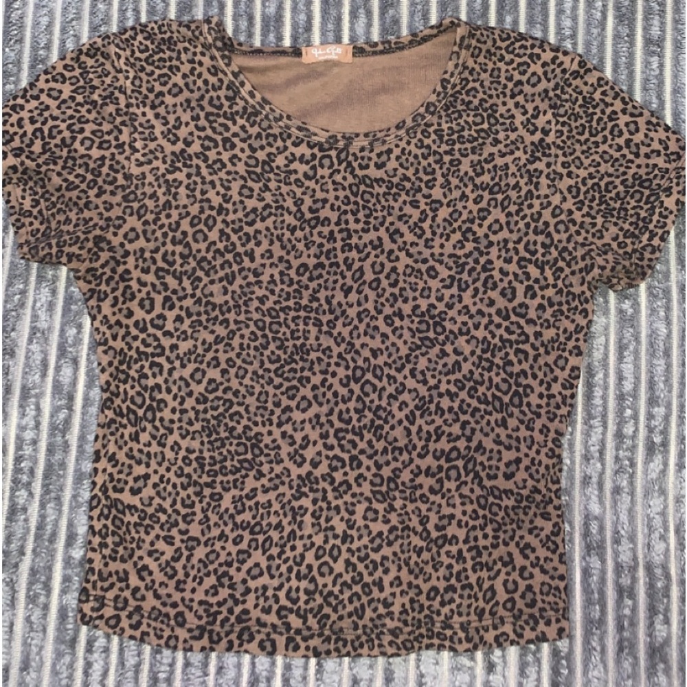 cheetah brandy melville top 🤎